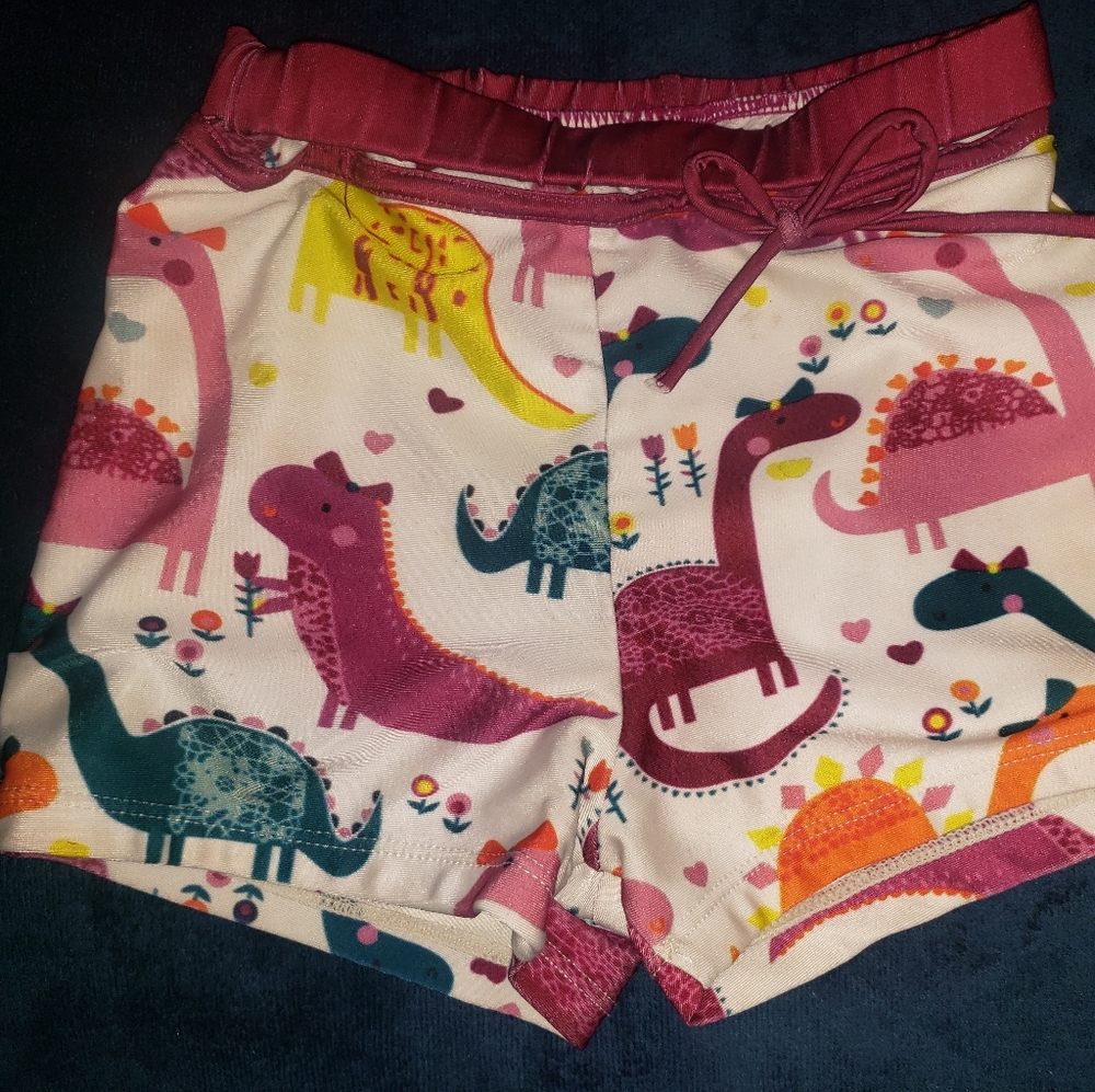 Little girls Dino swimmer!